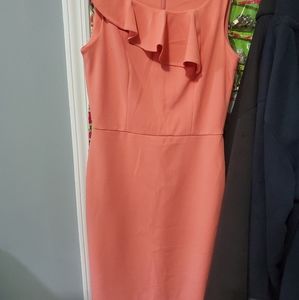 Coral dress